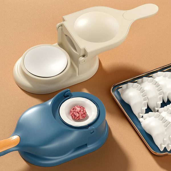 2-in-1 Dumpling Wrapper Tool Food Grade Manual Dumpling Wrapper Mold Labor-saving Baking Pastry For Home Kitchen Gadgets