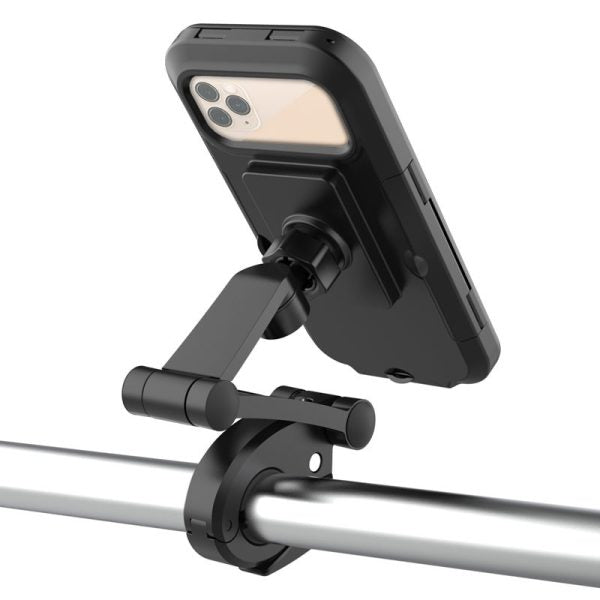 Motorcycle Bike Phone Holder Adjustable Waterproof Bicycle Cellphone Stand For Bike Handlebar Smartphone Holder