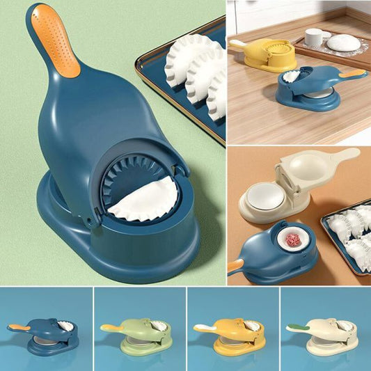 2-in-1 Dumpling Wrapper Tool Food Grade Manual Dumpling Wrapper Mold Labor-saving Baking Pastry For Home Kitchen Gadgets