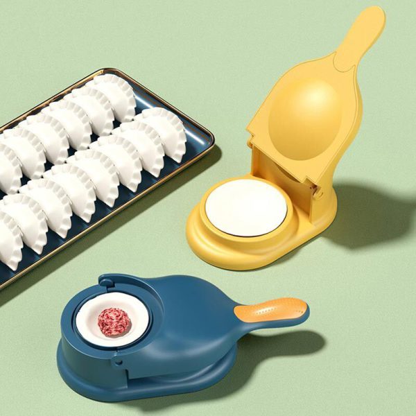 2-in-1 Dumpling Wrapper Tool Food Grade Manual Dumpling Wrapper Mold Labor-saving Baking Pastry For Home Kitchen Gadgets