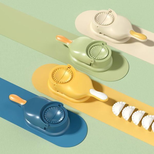 2-in-1 Dumpling Wrapper Tool Food Grade Manual Dumpling Wrapper Mold Labor-saving Baking Pastry For Home Kitchen Gadgets