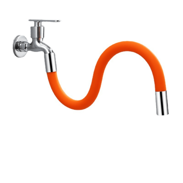 360° Flexible Silicone Hose/tube Extension Water Pipe | Water Faucet Tap Extender Bendable Faucet Extension For Kitchen And Bathroom Sink, With Anti-splash Feature ₨483