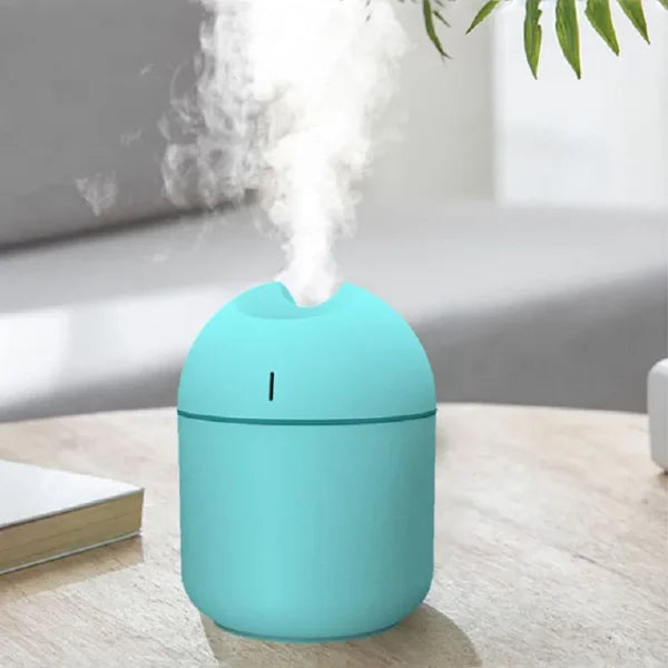 Air Humidifier Usb Small Mini Portable Cool Mist Diff-user For Bedroom Office Desk Car Travel Aroma Atomizer ( 220 Ml )