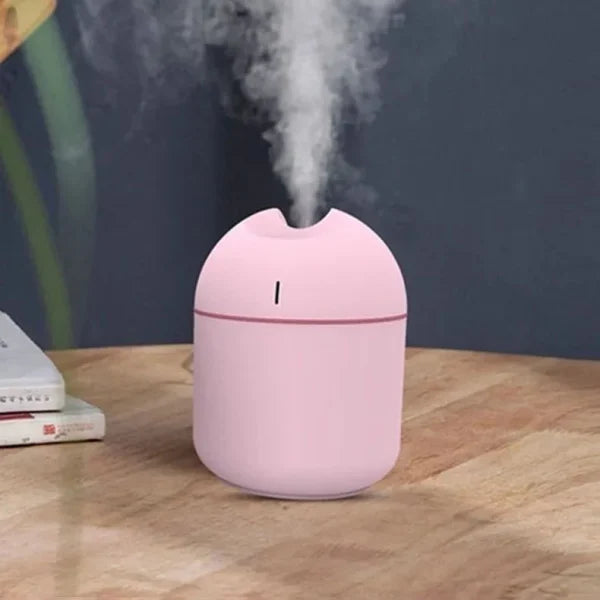 Air Humidifier Usb Small Mini Portable Cool Mist Diff-user For Bedroom Office Desk Car Travel Aroma Atomizer ( 220 Ml )