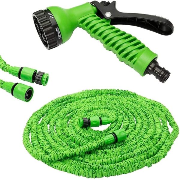 Magic Hose Pipe | Water Spray | Pressure Water Spray Jet Gun | Expandable, Flexible Garden Water Hose For Car Wash, Bike Wash, Home And Garden 200 Ft