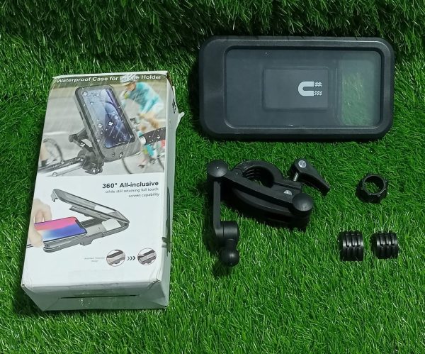Motorcycle Bike Phone Holder Adjustable Waterproof Bicycle Cellphone Stand For Bike Handlebar Smartphone Holder