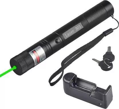 Green Rechargeable Laser Pointer Laser Light Adjustable Focus